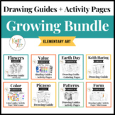 GROWING BUNDLE | Drawing Guides Drawing Activities + Color