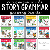 GROWING BUNDLE - Everyday Animals Simple Story Grammar for