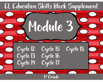Preview of BUNDLE!  Expeditionary Learning (EL Education) Skills Block; Module 3