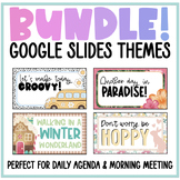 GROWING BUNDLE Google Slides Themes - Daily Agenda Morning