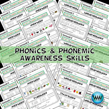 phonics homework year 1