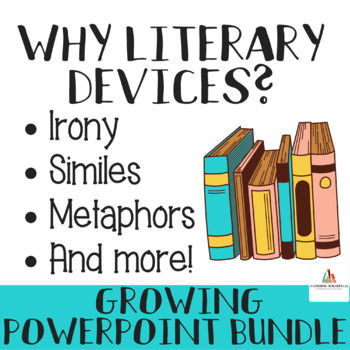 Preview of Why do Authors Use Literary Devices? PowerPoints & Activities for Middle School