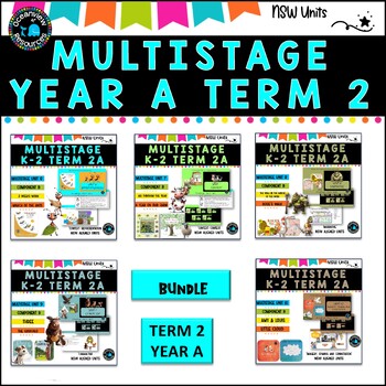 Preview of BUNDLE- MULTISTAGE K-2 YEAR 2A, NSW aligned units NESA Component B