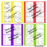 GROWING BUNDLE! Modules 1-6 Heart Word Booklets HMH SL Inspired