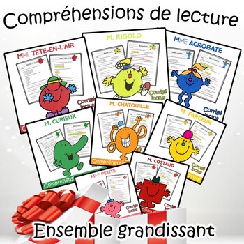 Preview of Ensemble Monsieur Madame - Compréhensions de lecture