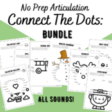 BUNDLE No Prep Speech Therapy Connect The Dots