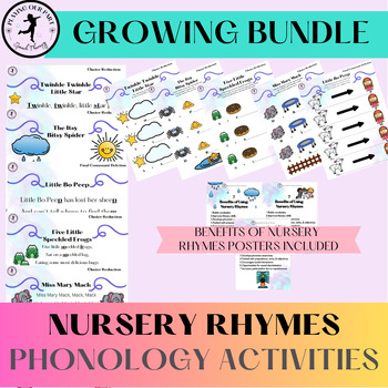 Preview of GROWING BUNDLE: Nursery Rhymes for Phonological Disorders