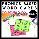 BUNDLE: Phonics Flash Cards - Printable Word Cards