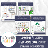 GROWING BUNDLE, Preschool Curriculum, Teach English & Span