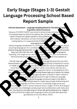 Preview of GROWING BUNDLE: School Based Resources for Gestalt Language Processing