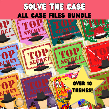 Preview of Solve the case bundle | Logical reasoning | Problem solving skills | Puzzle Game