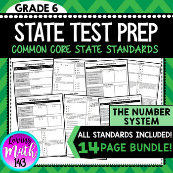 Preview of State Test Prep: The Number System (BUNDLE)