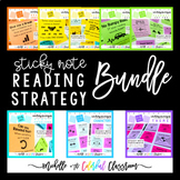 GROWING BUNDLE Teach Reading Strategies: ALL Printable Sti