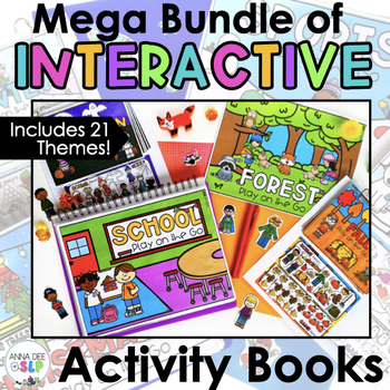 Preview of BUNDLE of Themed Interactive Scenes and Games for Speech and Language Therapy