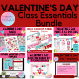 Valentine's Day Classroom Bundle | Decor| Class Party Activity