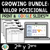 GROWING BUNDLE: Valor Posicional para 2do-3ero / Spanish P