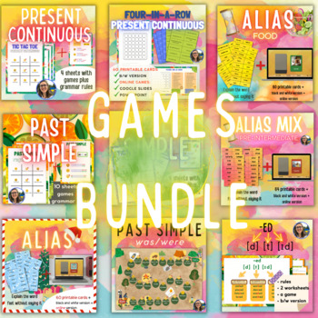 Preview of GROWING BUNDLE games ESL/EFL English