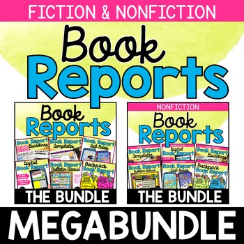 Preview of Book Reports MegaBundle: Fiction & Nonfiction Reading and Writing Templates