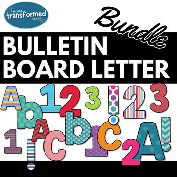 Preview of GROWING Bulletin Board Letter Bundle #2