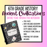 Complete Ancient Civilizations History Interactive Noteboo