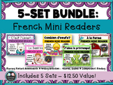 Bundle: Emergent French Mini Reader, Vocabulary Cards & As
