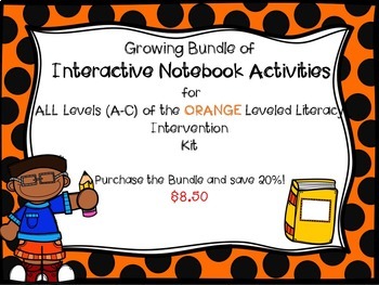 Preview of Bundle of Interactive Notebook LLI Orange 1st Edition