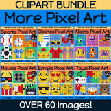 CLIPART BUNDLE - #2 Themed Pixel Art Mystery Pictures for 