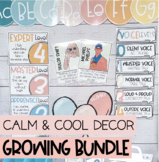 GROWING Calm and Cool Classroom Decor Bundle