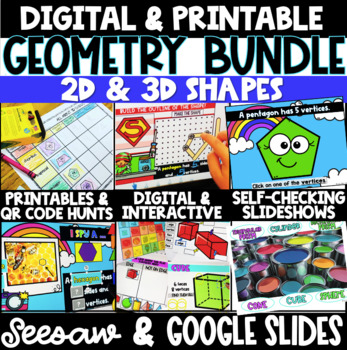 Preview of GROWING GEOMETRY BUNDLE! Digital & Printable