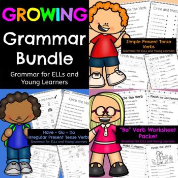 Preview of GROWING Grammar Bundle! - Grammar for ELLs and Young Learners