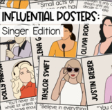 GROWING Influential People Posters: Singer Edition (Classr