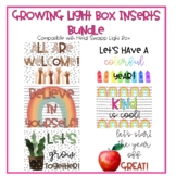 GROWING Light Box Inserts Pack
