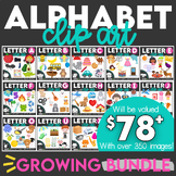 GROWING MEGA BUNDLE: Alphabet Clip Art Sets