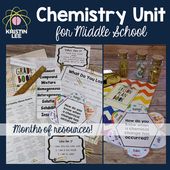 Preview of Middle School Chemistry Unit