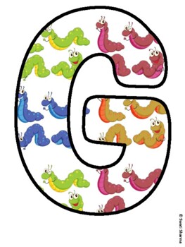 GROWING TOGETHER! Caterpillar Bulletin Board Letters by Swati Sharma