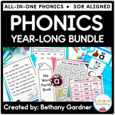 GROWING YEAR-LONG BUNDLE - All-in-One  Phonics - Teaching 