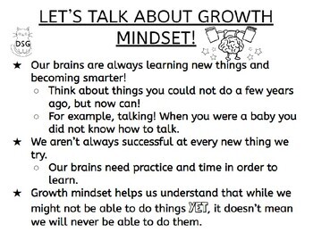 Preview of GROWTH MINDSET AND THE POWER OF YET: PRESENTATION AND ACTIVITIES