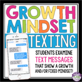 Growth Mindset Assignments - Growth and Fixed Mindsets in 