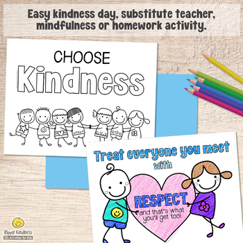 GROWTH MINDSET Coloring Pages - Kindness Activities Bulletin Board