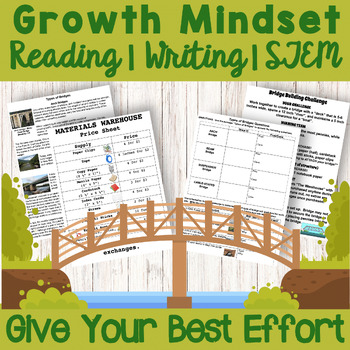 Preview of Back to School | GROWTH MINDSET Do Your Best Give Best Effort Activity| Teamwork