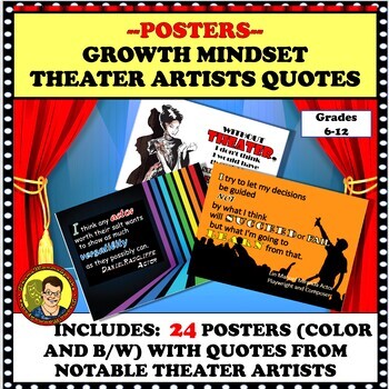 Preview of Influential People Posters| Theater Artists, Volume 2