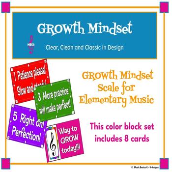 Preview of A GROWth Mindset Scale for Elementary Music