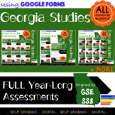 8th Grade Georgia Studies GSE Year-Long Assessments using 
