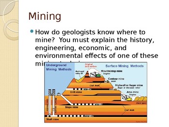 research projects geology
