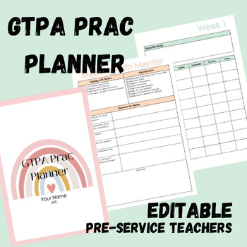 Preview of GTPA Prac Planner