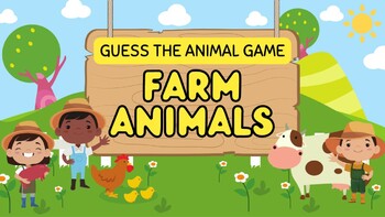 Preview of GUESS THE ANIMAL GAME. FARM ANIMALS. .ppt