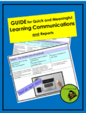 GUIDE for Quick and Meaningful Learning Communications or Reports