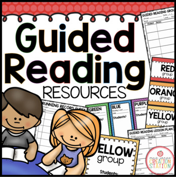 Preview of GUIDED READING ORGANIZATION - TEACHER RESOURCES