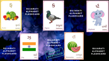 gujarati alphabet chart