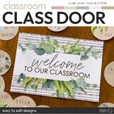 Eucalyptus GUM LEAF Classroom Door + Banner Display